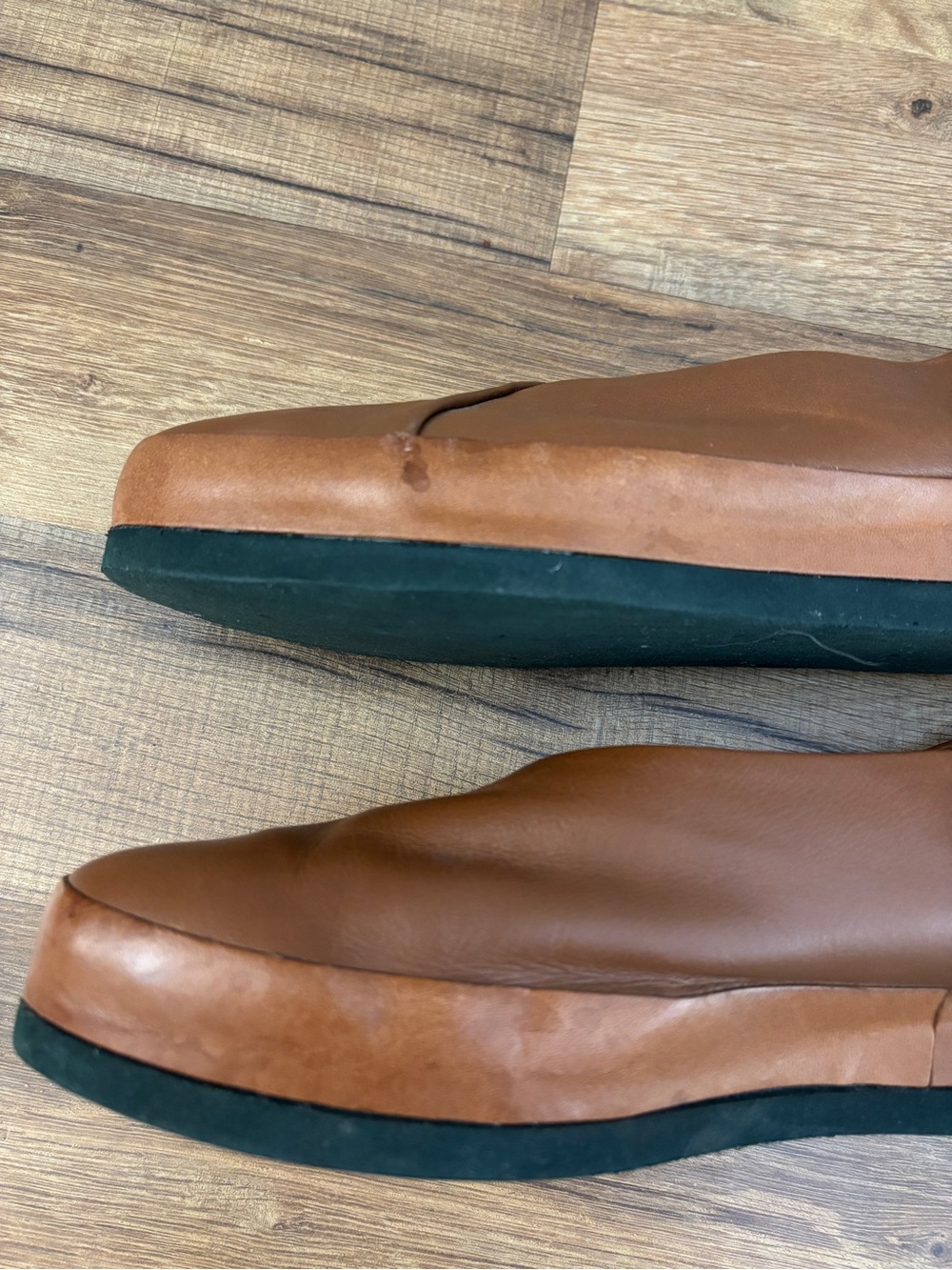 Coclico Gen Flat Leather Slip On Shoes Minimalist Brown Women’s - Picture 13 of 13